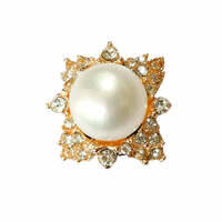 1pcs Designer Golden Crown Metal Shoe Charms Sea Star Shell Luxury Decorations for Shoe Accessorie Heart Pins for Women Girls - Thumbnail 1