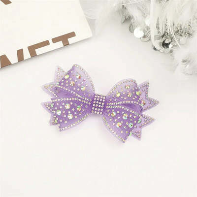 2pcs Shoe Decorations Shiny Rhinestone Silk Flower Bowknot Charm Buckle Wedding Brooch Bride Shoe Accessories