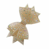 2pcs Shoe Decorations Shiny Rhinestone Silk Flower Bowknot Charm Buckle Wedding Brooch Bride Shoe Accessories - Thumbnail 3