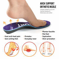 【Xxin】Arch Support Insoles Flat Foot Shoe Insoles Orthopedic Shoe Pad Women Men Sport Insole size 35-46 - Thumbnail 1