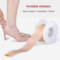 Invisible Anti-wear Sticker Women Silicone Gel Heel Protector Pain Relief Adhesive Patch Cushion Foot Care Shoe Pads - Thumbnail 4