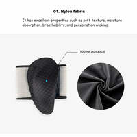 1 Pair EVA Arch Support Insoles for Flat Feet Men Women Foot Valgus Sports Shoe Inserts Half Pad for Comfort - Thumbnail 4
