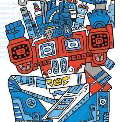 O-prime art print - Thumbnail 1