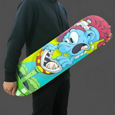Art skateboard by dhani barragan "the secret garden" 