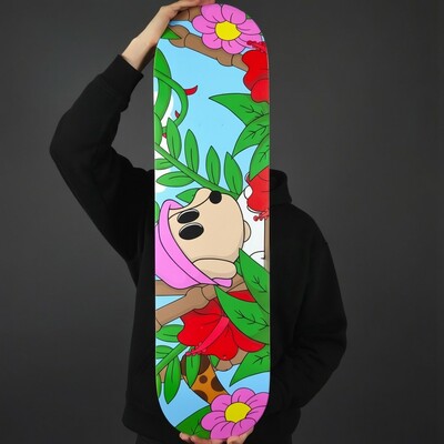Art skateboard by cazxu "rainforest" 