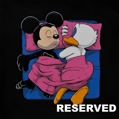 Painting by rx strip "sleeping together" 
