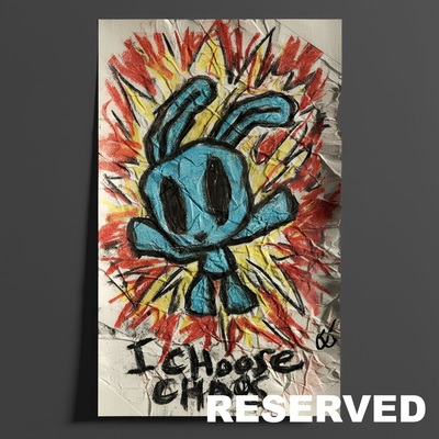 🐰 drawing by celipe perroloco "i choose chaos" 