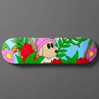Art Skateboard by Cazxu "Rainforest"  - Thumbnail 1