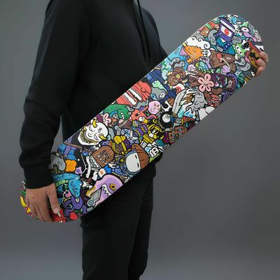 Art skateboard by swaggerassic "the garden on entropy”