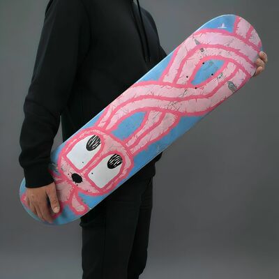 🐰 Art Skateboard by Celipe Perroloco "Tangled"