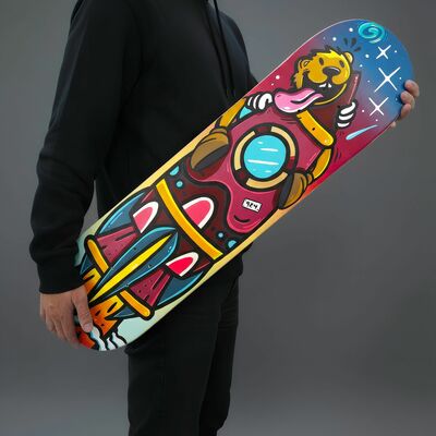 Art Skateboard by Topo "Trajectory 924"