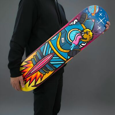 Art skateboard by topo "solar ascent"