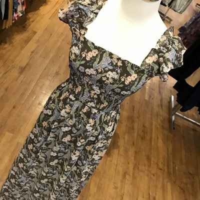 Floral midi dress