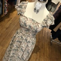 Floral Midi Dress - Thumbnail 1