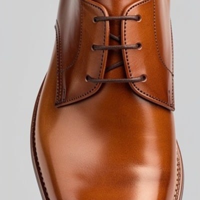  crafted leather mens classic brown patina leather lace up dress shoes - Thumbnail 1