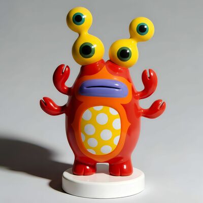 Arttoy "gourd eyed crab" by hiroshi yoshii