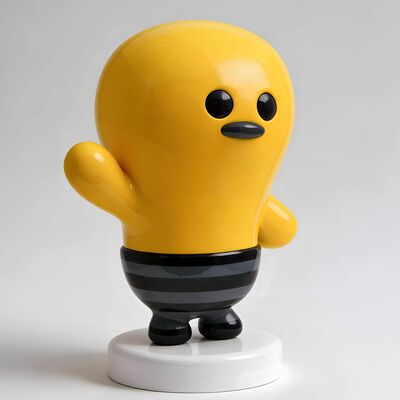 Arttoy by hiroshi yoshii "light bulb"