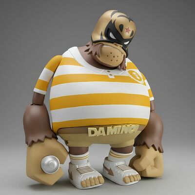 Arttoy by tim tsui "da minci ver.oramge 2007-08"