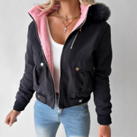 Women'S Casual Long Sleeved Velvet Jacket - Thumbnail 1