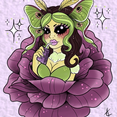 Bug hoe babe print