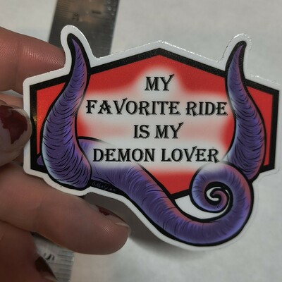 Demon lover sticker