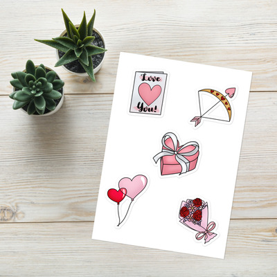 Valentine Love Sticker sheet