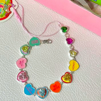 CONVERSATION HEARTS CHARM BRACELET   - Thumbnail 2