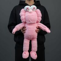 ArTToy by Kaws "KAWS BFF Pink Plush"  - Thumbnail 1