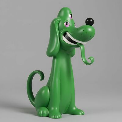 Arttoy by kenny scharf "dogeyeguy" 