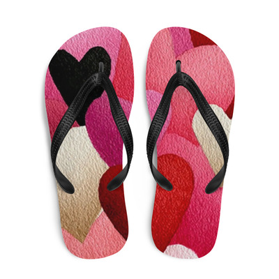 Candy  frabic flip-flops