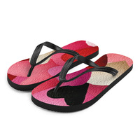 Candy  Frabic Flip-Flops - Thumbnail 1