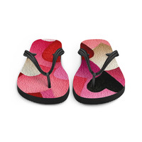 Candy  Frabic Flip-Flops - Thumbnail 3