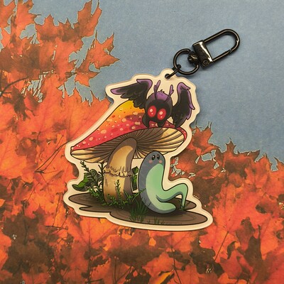 Little cryptid guys keychain