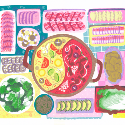 Hot pot print