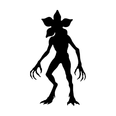 Stranger things demogorgon die cut vinyl decal