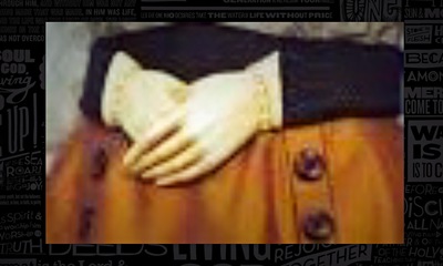 Victorian Mourning Hands Belt Crimson Peak