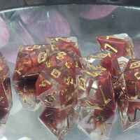 Royal Blood 10d10 Handmade Dice Set - Thumbnail 1