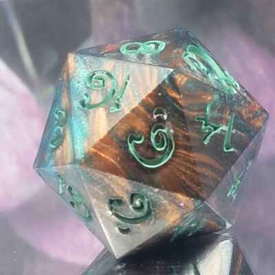Copper touch polyhedral set - Thumbnail 5