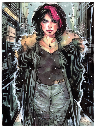 Alley Way original drawing
