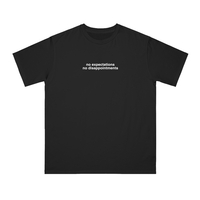 Free Shipping-NO EXPECTATIONS NO DISAPPOINT TEE - Thumbnail 1