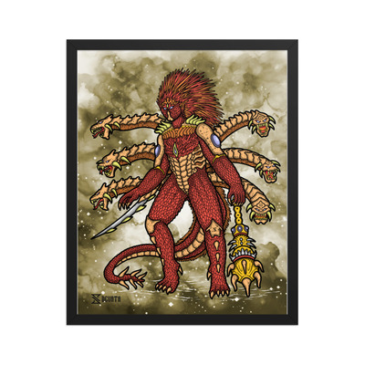 Bhatara antaga framed poster