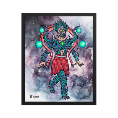 Bhatara ismaya framed poster
