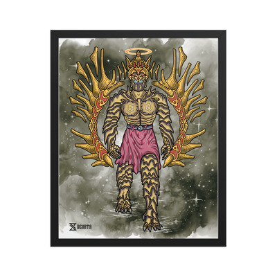 Bhatara manikmaya framed poster