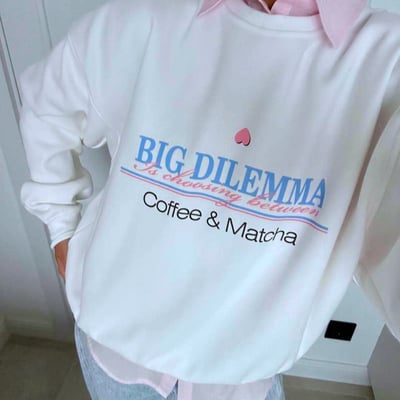 Big dilemma crewneck sweatshirt