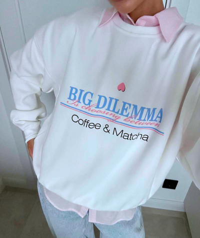 BIG DILEMMA CREWNECK SWEATSHIRT
