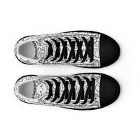 A Fun World Womens high top canvas shoes - Thumbnail 4