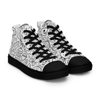 A Fun World Womens high top canvas shoes - Thumbnail 7