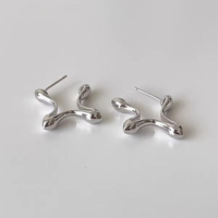LIQUID STAR EARRINGS - Thumbnail 5