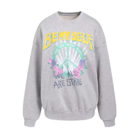 BE MYSELF MOON GARFEN SWEATSHIRT - Thumbnail 4