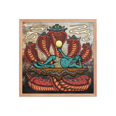 Tamas guna - togog framed poster
